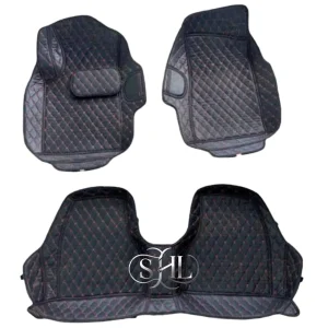 کفپوش چرمی 6 بعدی دنا (معمولی و پلاس) | طرح گلدوزی لوکس