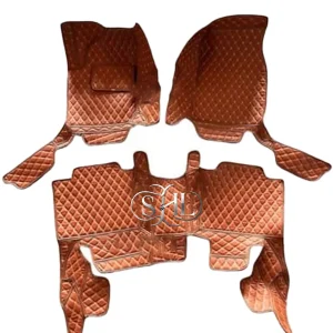 کفپوش چرمی 6 بعدی دایون Y3 (نسخه 7 نفره) | طرح گلدوزی لوکس