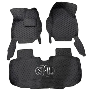 کفپوش چرمی 6 بعدی لونا GRE (برقی) | طرح گلدوزی شده لوکس