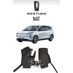 کفپوش چرمی 6 بعدی بستیون NAT (برقی) | طرح گلدوزی شده لوکس